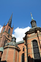 Obraz premium church tower in Stockholm