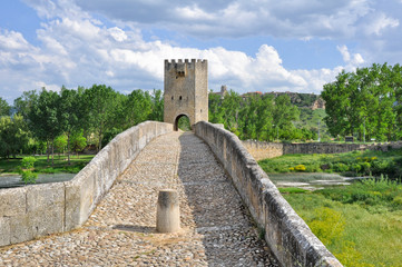 Fototapeta na wymiar Most Frias, Burgos (Hiszpania)