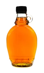 Fototapete Rund Bottle of maple syrup © Bert Folsom