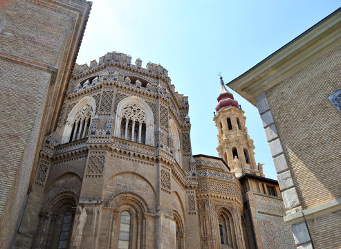 The Cathedral of the Savior in Saragossa