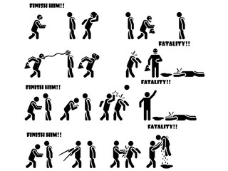 ICON MAN MORTAL KOMBAT FATALITY 3 DI 3