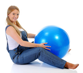 Beautiful pregnant woman