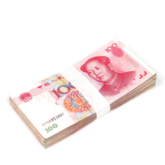 stacks of dollars on a white background