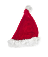 Santa clause red fur hat