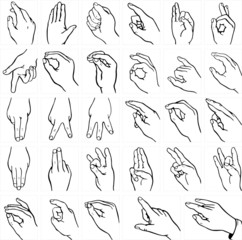Hand language