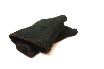 Suede gloves