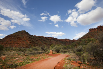 path to the hills