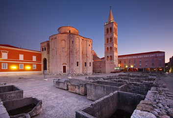 Fototapeta premium Church of St. Donat, Zadar, Croatia