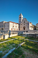 Fototapeta na wymiar Kościół i klasztor NMP w Zagrzeb, Chorwacja