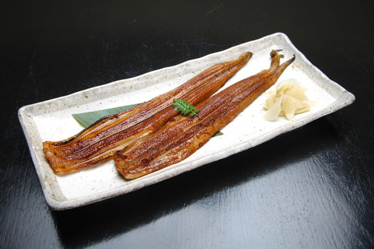 Broiled eels