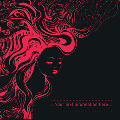 Векторная иллюстрация - ночь