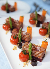 Modern cuisine dish