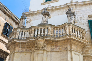 Duomo Square. Lecce. Puglia. Italy.