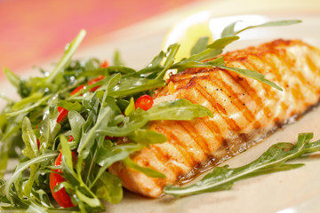 grilled salmon