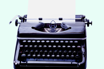 Old mechanical typewriter