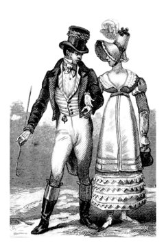 Pair - Mode Empire - beginning 19th century