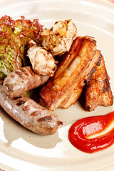 grilled ribs