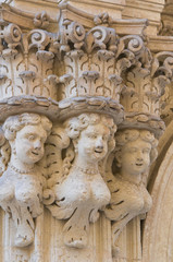 Grassi palace. Lecce. Puglia. Italy.