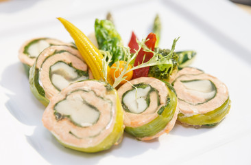 Salmon rolls
