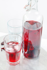 summer hibiscus tea