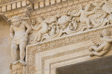 Church of St. Maria della Grazia. Lecce. Puglia. Italy.