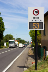 Car speed detector