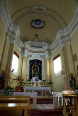 Fototapeta na wymiar Kościół św Camillo wnętrze szpital