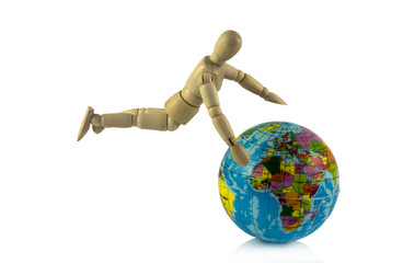 fly around the world