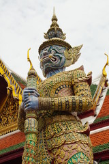 Demon Guardian and Architecture of Grand Palace, Bangkok