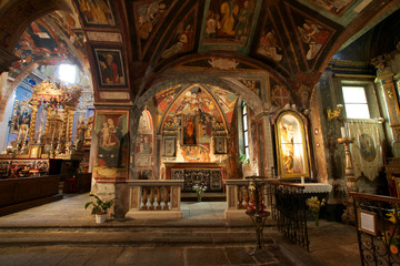 Fototapeta na wymiar Kościół San Gaudenzio - Baceno VB