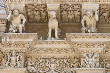 Santa Croce Basilica. Lecce. Puglia. Italy.