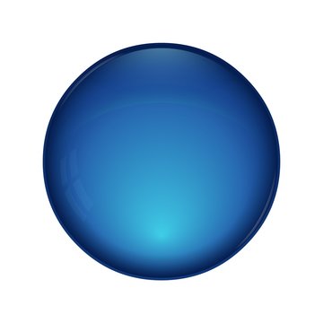 Crystal ball in blue