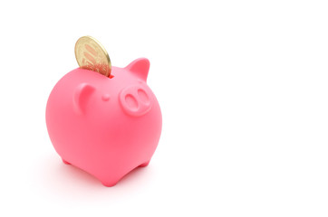 豚の貯金箱500円