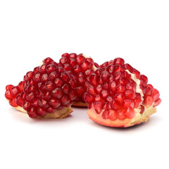 Ripe pomegranate piece