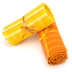 Towel isolated on white background