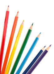 Colouring crayon pencils bunch