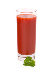 tomato juice glass