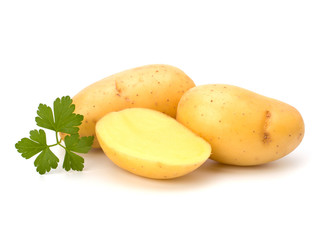 New potato and green parsley