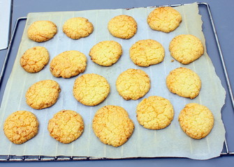 cookies sur papier sulfurisé