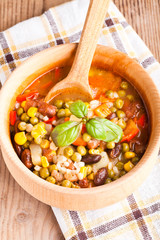 Minestrone soup