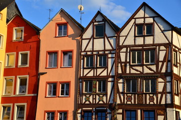 Fototapeta premium Bernkastel-Kues, Karlsbader Platz (Rijnland-Palts)