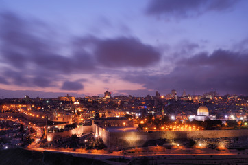 Fototapeta na wymiar Jerozolima Skyline