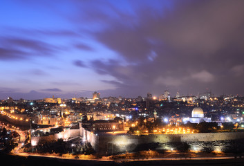 Fototapeta na wymiar Jerozolima Skyline
