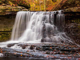 Fototapeta na wymiar McCormick Creek Falls Fall