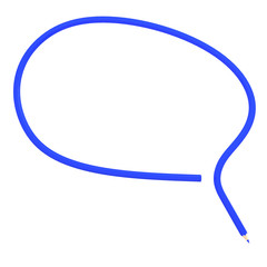 Abstract background line of colour pencil as rainbow illustratio