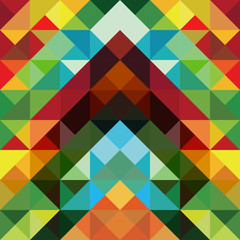 Plakaty  Abstract colorful triangle pattern background