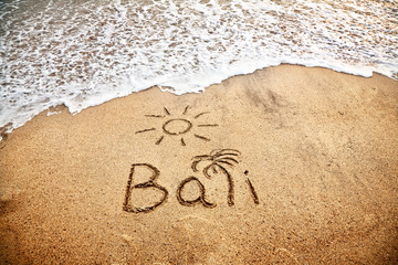 Bali sur le sable