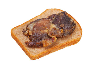 sandwich with fried meat