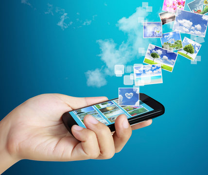 Touch screen mobile phone