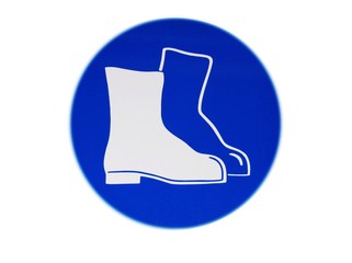Obligatorio calzado de seguridad